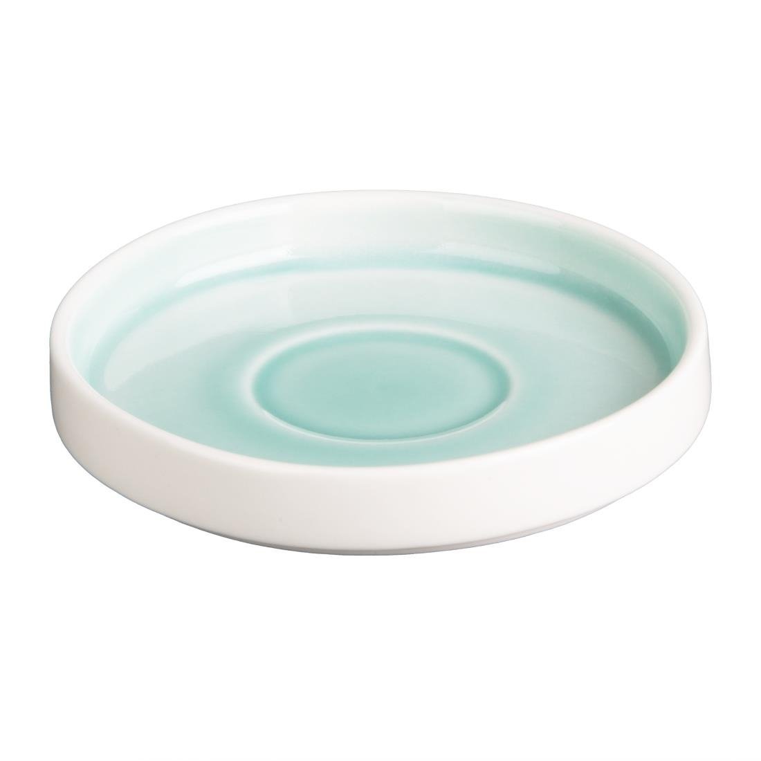 Olympia Fondant Saucer Mint - 115mm 4 1/2" for CU440 (Box 6) CU441 - Whisk Hospitality - CU441