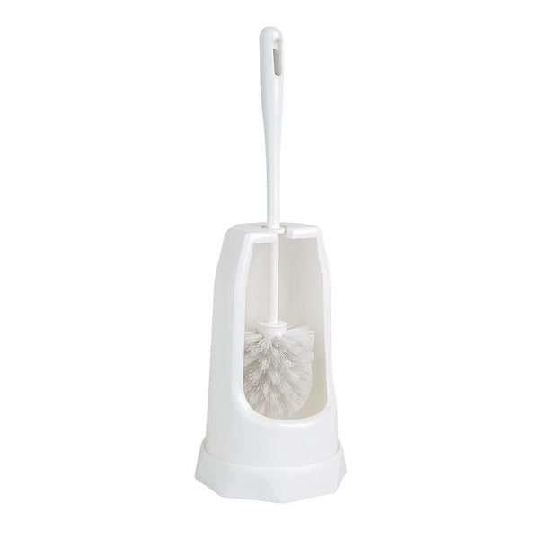 Jantex Round Toilet Brush & Holder White HX386 - Whisk Hospitality - HX386
