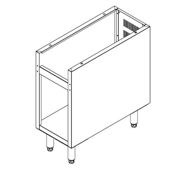 Brenner Forge 800 Series 300mm Width Stainless Steel Cabinet Stand BREG8-300E - Whisk Hospitality - BREG8-300E