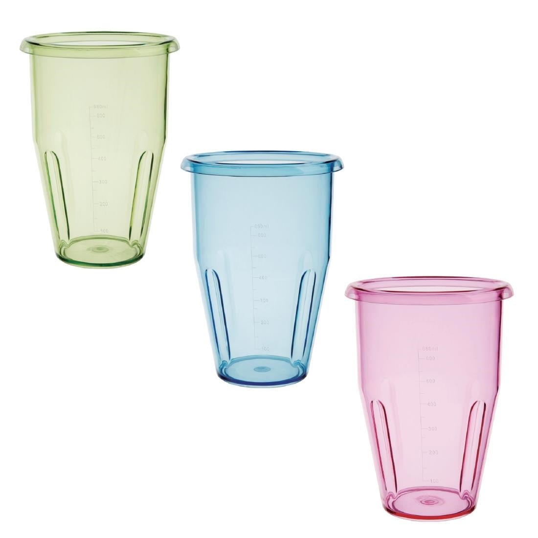 Apuro Milkshake Cups - Pink Green & Blue for CT938 & CY423 DY990 - Whisk Hospitality - DY990