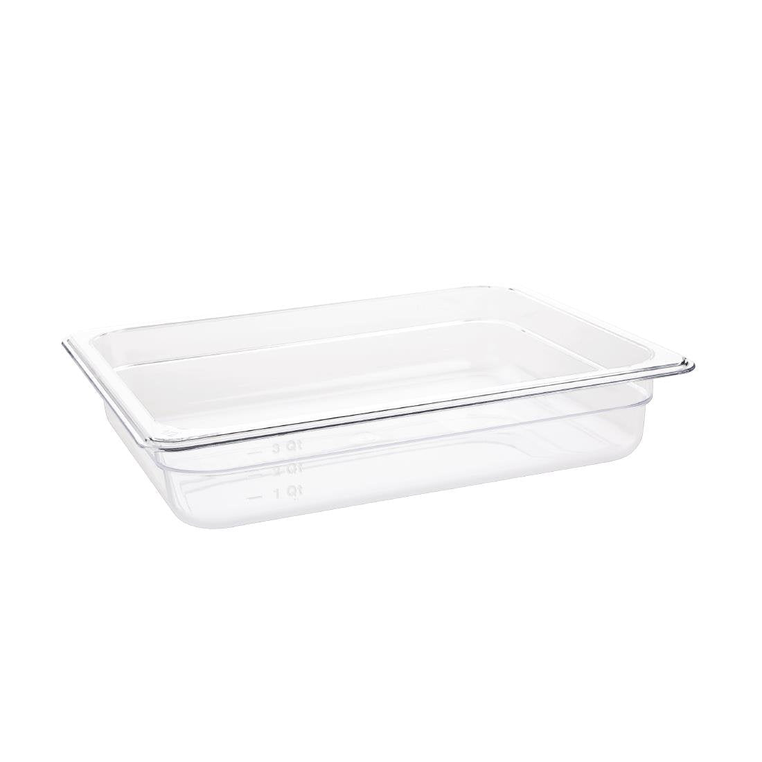 Vogue Clear Polycarbonate - GN 1/2 65mm U228 - Whisk Hospitality - U228