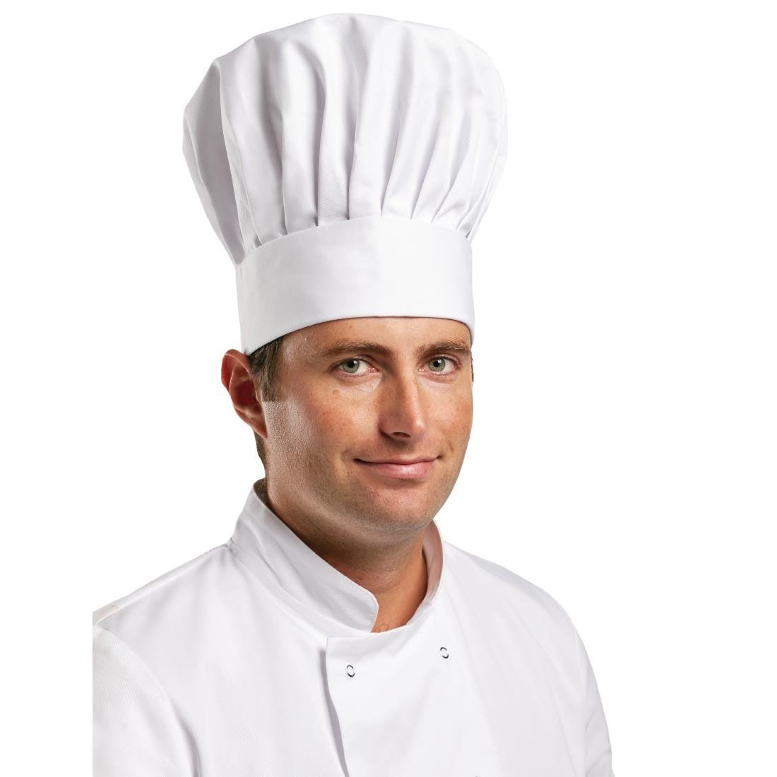 Whites Tallboy Hat Polycotton - Size L A200 - L - Whisk Hospitality - A200-L