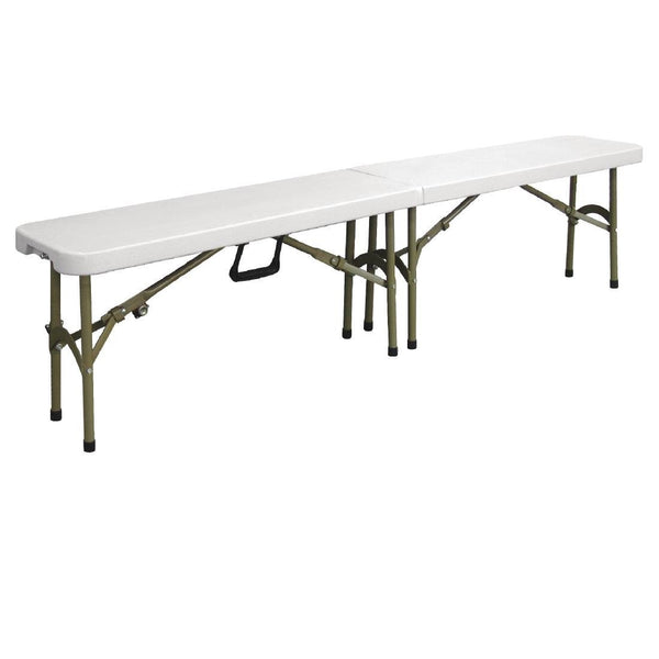 Bolero Centre Folding Bench - 1830mm 6ft Y817 - Whisk Hospitality - Y817