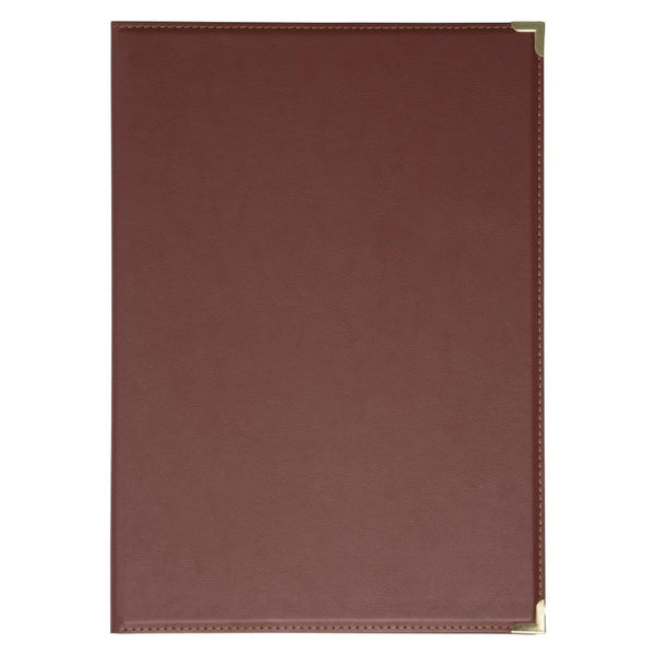 Menu Cover Leatherette Burgundy A4 (4 sides) E222 - Whisk Hospitality - E222