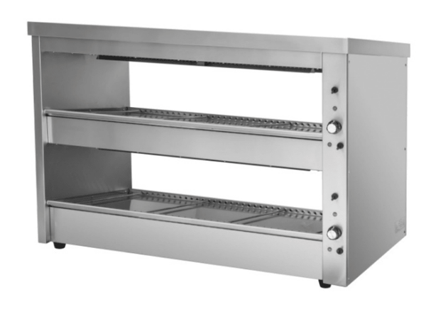 Benchstar 1200mm 2 Shelves Hot Food Display Warmer EHW-120 - Whisk Hospitality - EHW-120