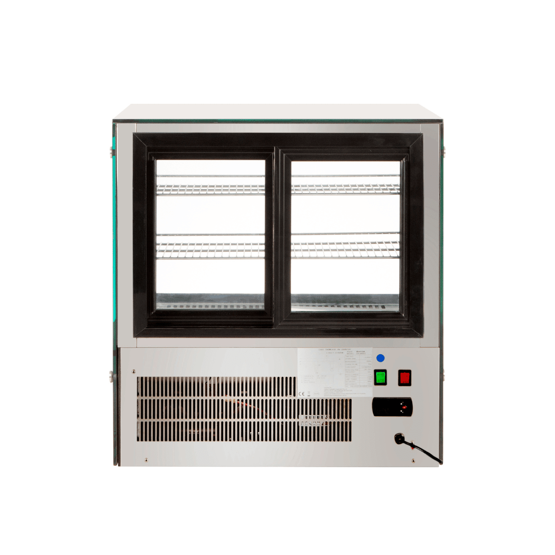 Bonvue counter top square glass cold food display - GN - 660RT - Whisk Hospitality - GN-660RT