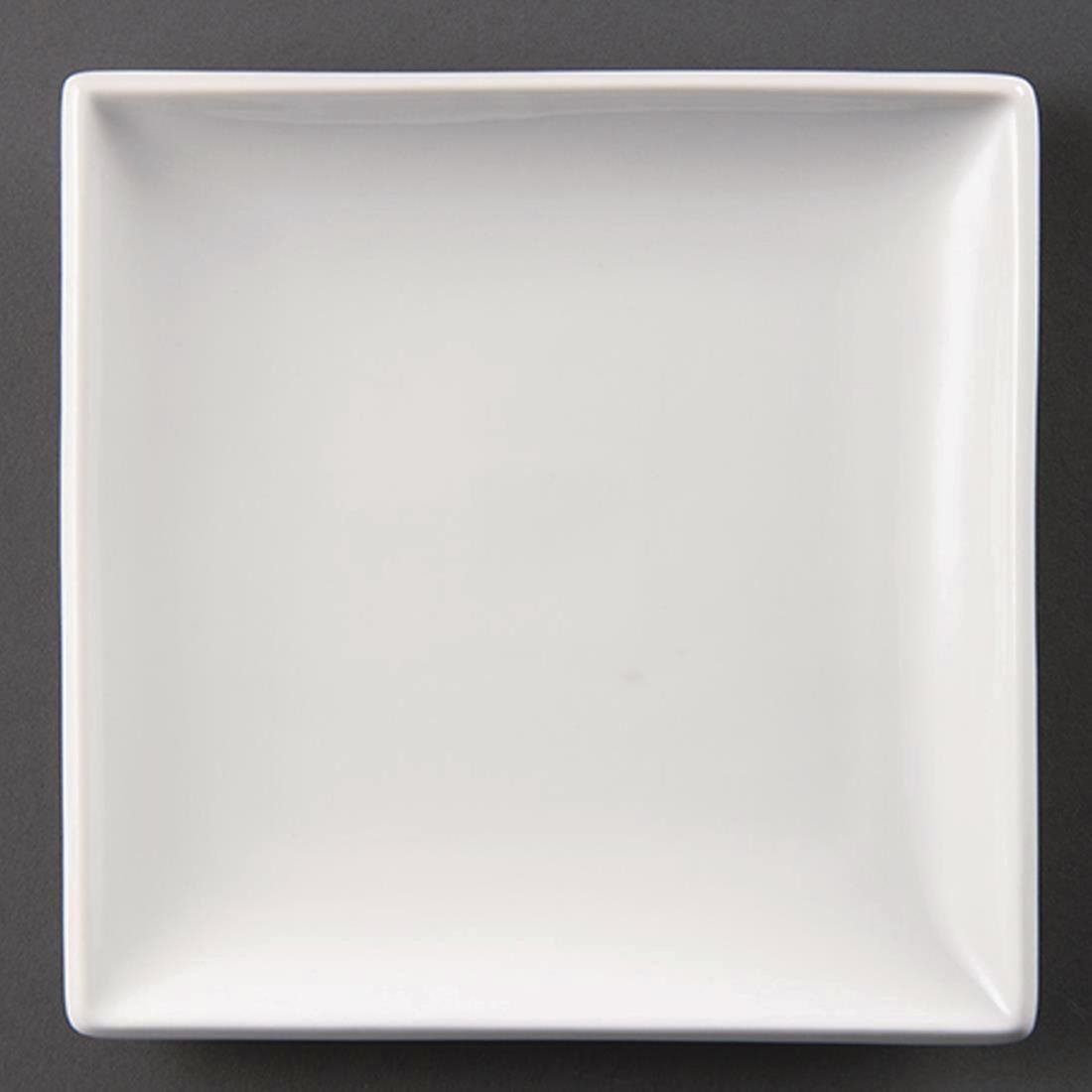 Olympia Whiteware Square Plate - 29.5cm 11 1/2" (Box 6) U156 - Whisk Hospitality - U156