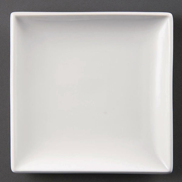 Olympia Whiteware Square Plate - 29.5cm 11 1/2" (Box 6) U156 - Whisk Hospitality - U156