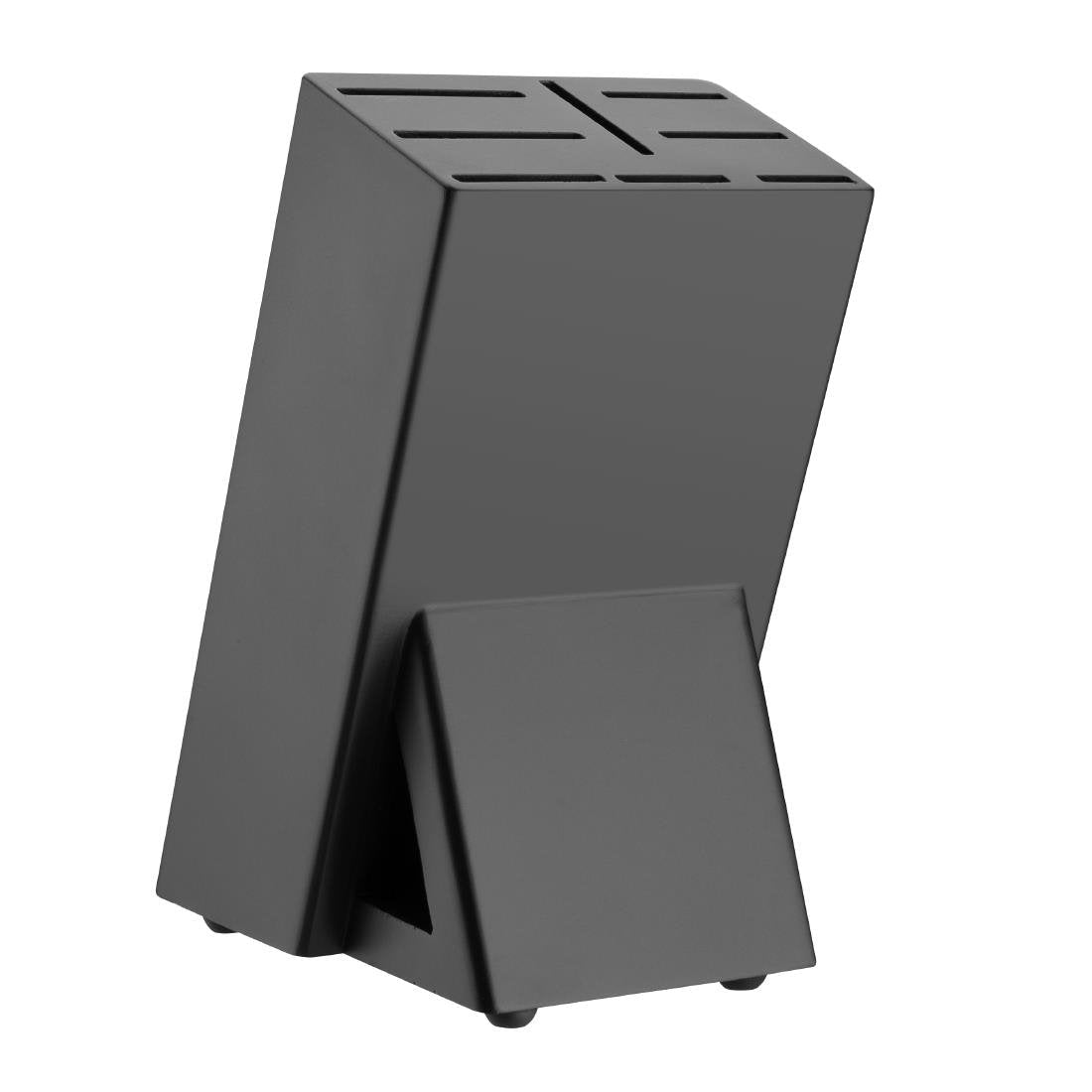 Vogue Tsuki Knife Block Rubber Wood - 235x155x132mm FS662 - Whisk Hospitality - FS662