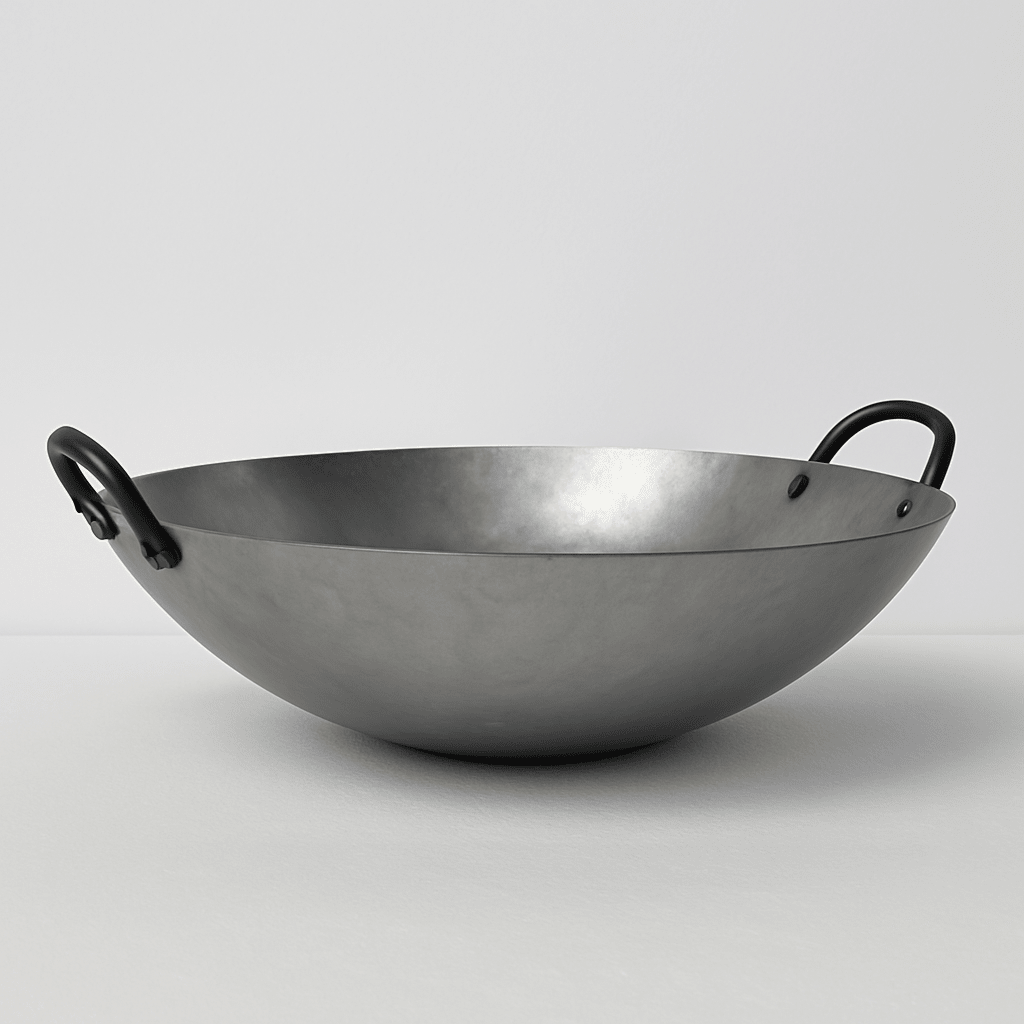 Wok - Steel - 18" - 457(˜)*140(H)mm - Whisk Hospitality - 403550
