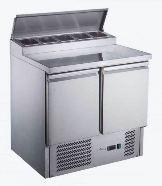 FED - X XGNS900D 2 Door Pizza Prep Fridge - Whisk Hospitality - 3PA-7688-FED-XGNS900D