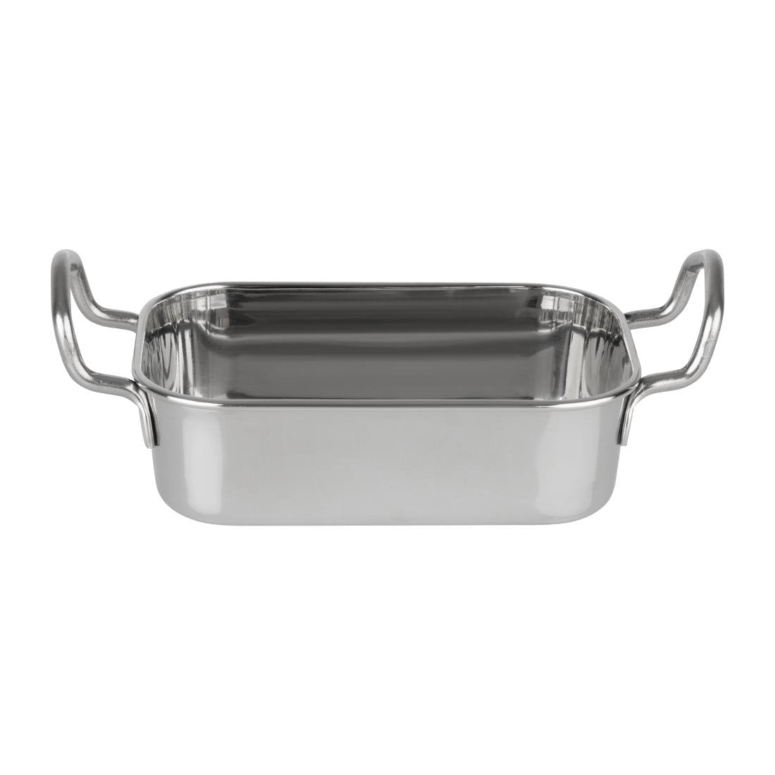 Olympia Table Presentation Rectangular Dish Stainless Steel - 140x90mm HY122 - Whisk Hospitality - HY122