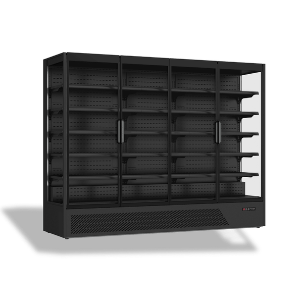 Thermaster 4 Frameless Glass Door Multideck Display Fridge DC-250BS - Whisk Hospitality - DC-250BS