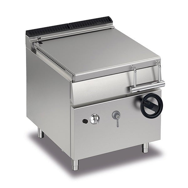 BARON 80L Gas Bratt Pan With Manual Tilting - Whisk Hospitality - Q90BR/G80