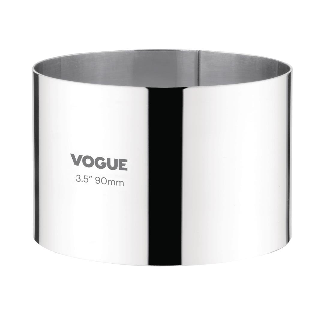 Vogue Mousse Ring St/St - 90x60mm 3 1/2x2 1/4" CC058 - Whisk Hospitality - CC058