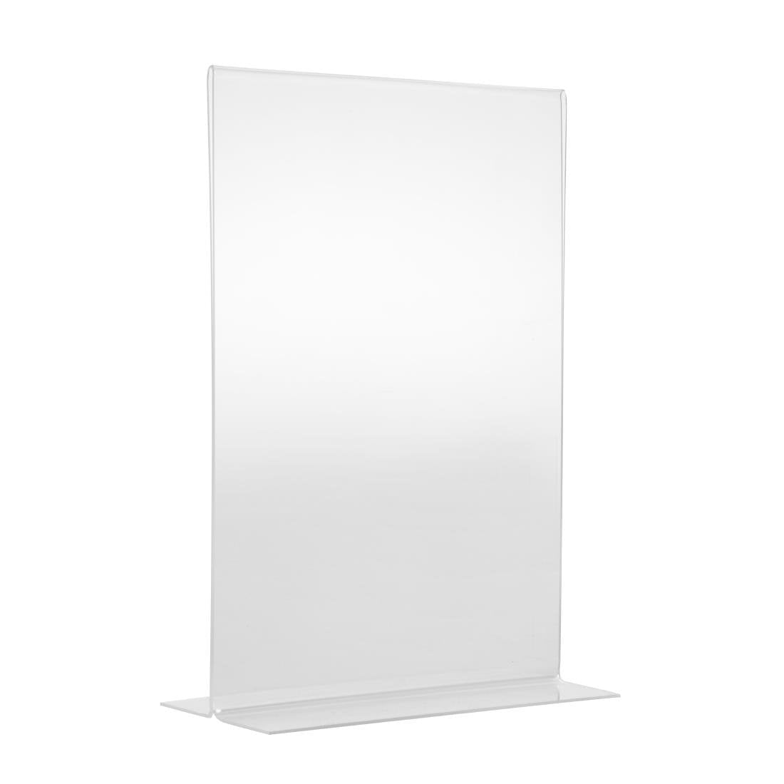 Menu Holder A4 Portrait Acrylic CC447 - Whisk Hospitality - CC447