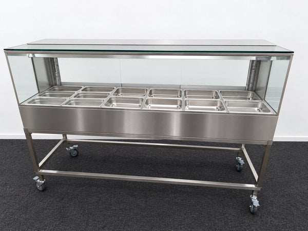 Woodson W.HFSQ26C Hot Food Display + Trolley - Whisk Hospitality - 851124