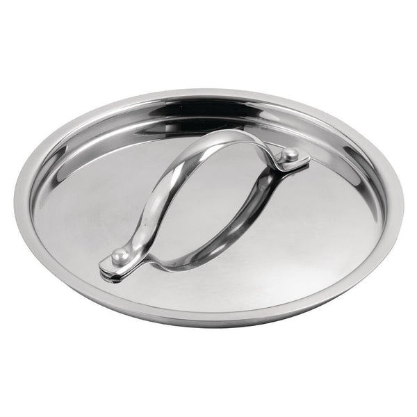 Vogue Lid St/St - 160mm 6" Y423 - Whisk Hospitality - Y423