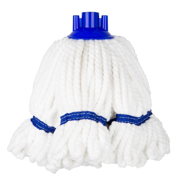 Jantex Microfibre Mop Head Blue Stripe - 150g HX250 - Whisk Hospitality - HX250