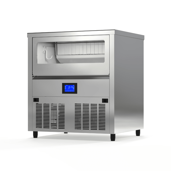 Blizzard Crystal Column Pro Octagonal Cylinder Ice Maker 63kg/24hr with 25kg Storage SIC-63R - Whisk Hospitality - SIC-63R