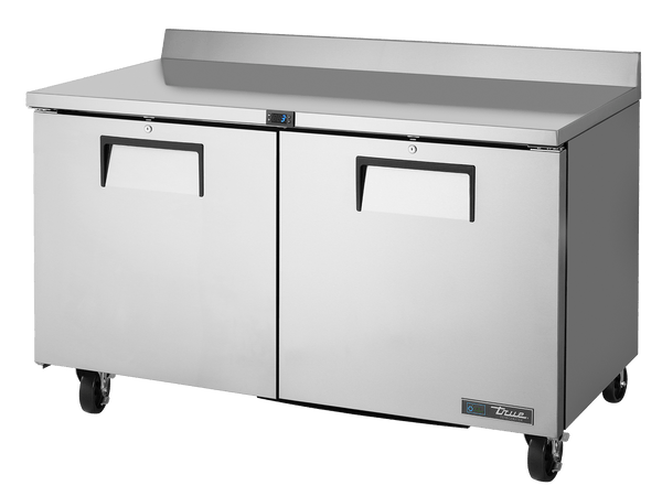 True Refrigeration Worktop Counter Refrigerator 2 Solid Swing Doors - TWT - 60 - HC - Whisk Hospitality - TWT-60-HC