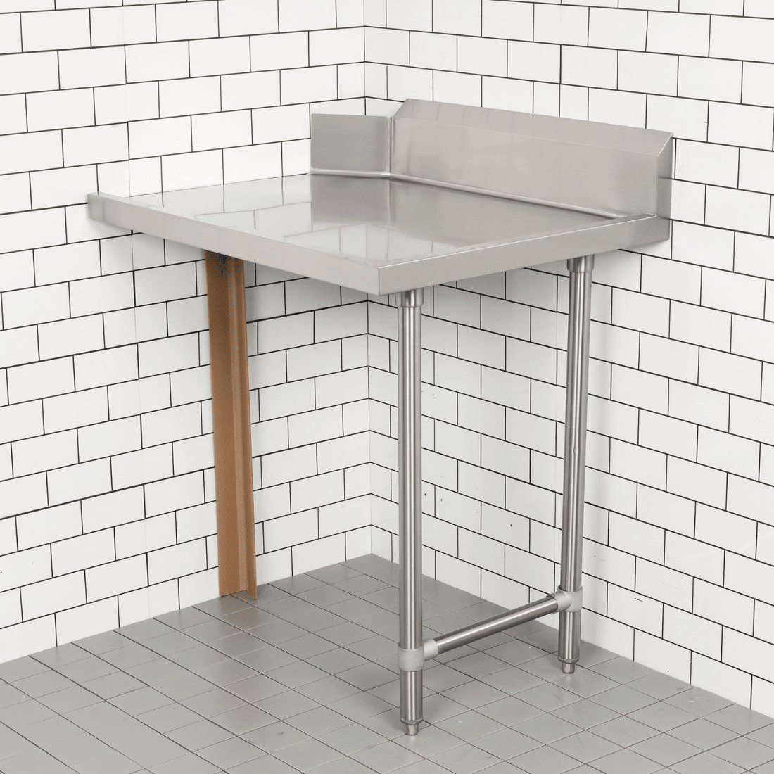 Modular System Clean Dish Table with Splashback CDT - 900L - Whisk Hospitality - CDT-900L