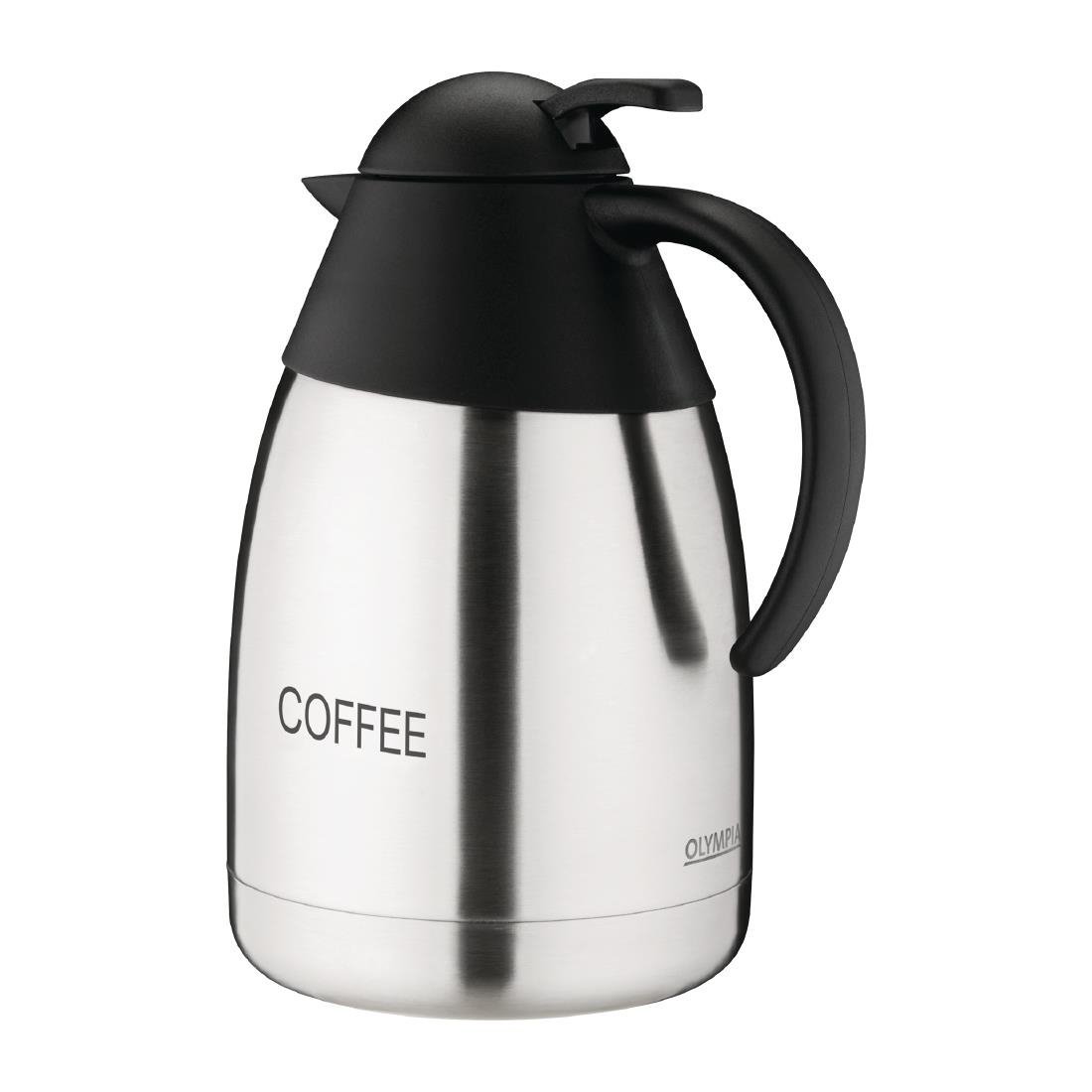 Olympia Vacuum Jug St/St Domed Lid - 1.5Ltr 'COFFEE' DL161 - Whisk Hospitality - DL161