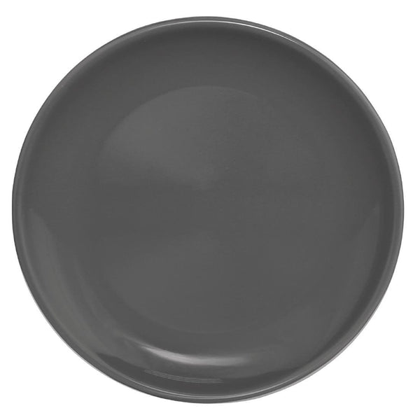 Olympia Cafe Coupe Plate Charcoal - 205mm (Box 12) CG354 - Whisk Hospitality - CG354