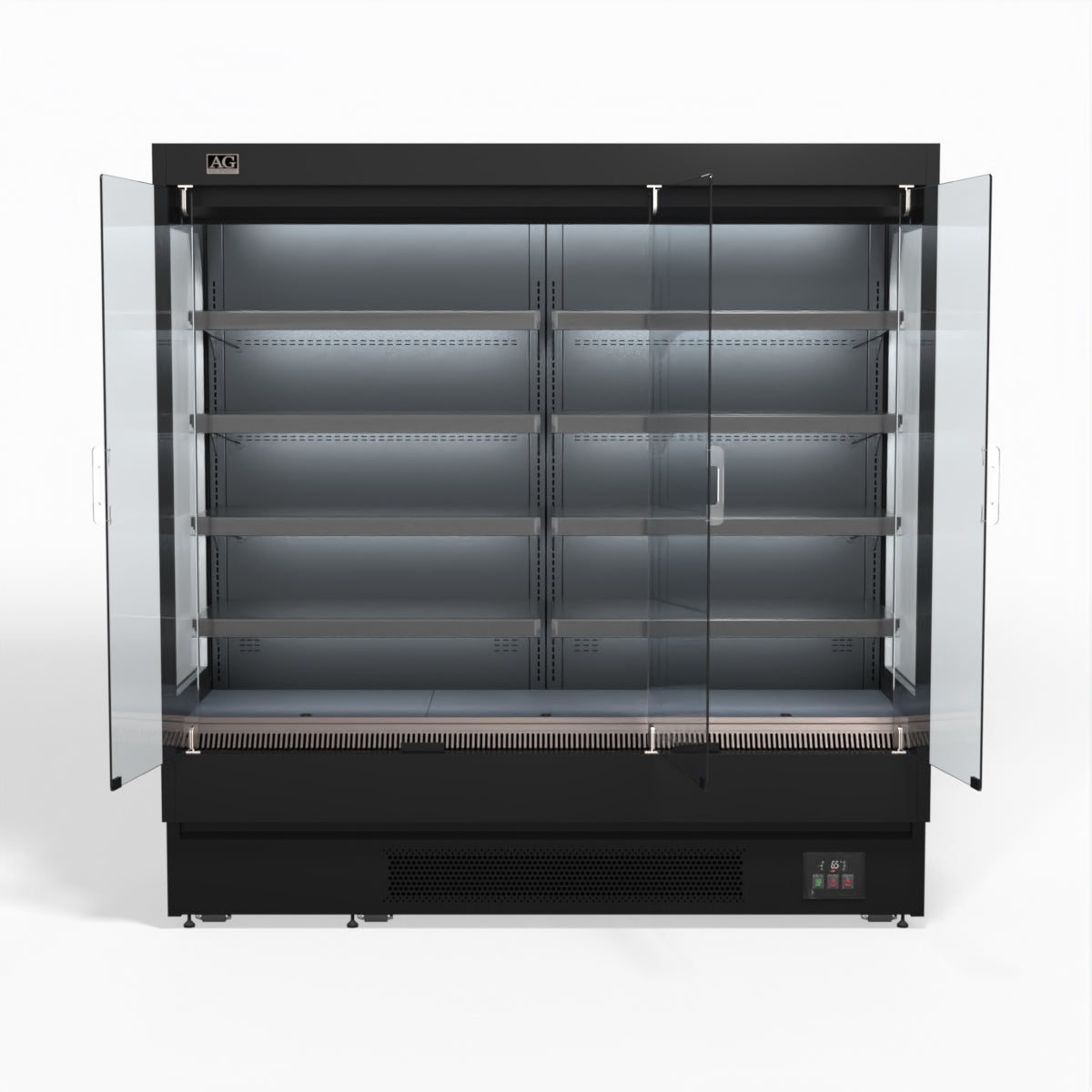 AG 1940mm Supermarket Multi Deck Showcase 3 door Glass Fridge MSD2000 - Whisk Hospitality - MSD2000