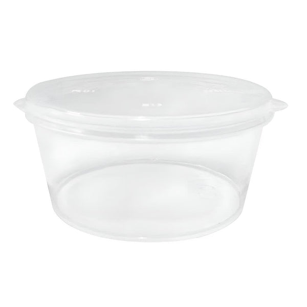 Fiesta Recyclable Portion Pot with Lid - 25ml (Pack 50) HZ576 - Whisk Hospitality - HZ576