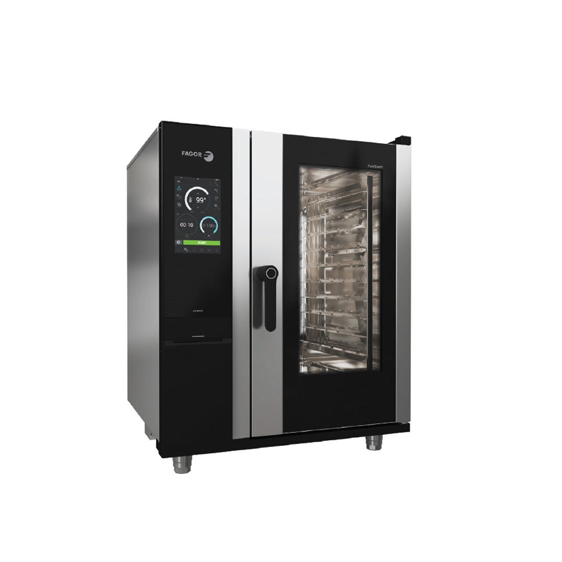 Fagor Ikore 10 Tray Advanced Boiler Gas Combi Oven APW - 101GRLWS - Whisk Hospitality - APW-101GRLWS