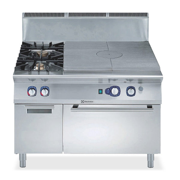 Electrolux 900XP Gas Target Top with 2 Burners on Gas Oven 1200mm E9STGLT01A - Whisk Hospitality - E9STGLT01A