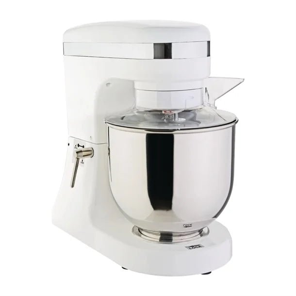 Apuro Planetary Mixer White - 7Ltr DB266 - A - Whisk Hospitality - DB266-A
