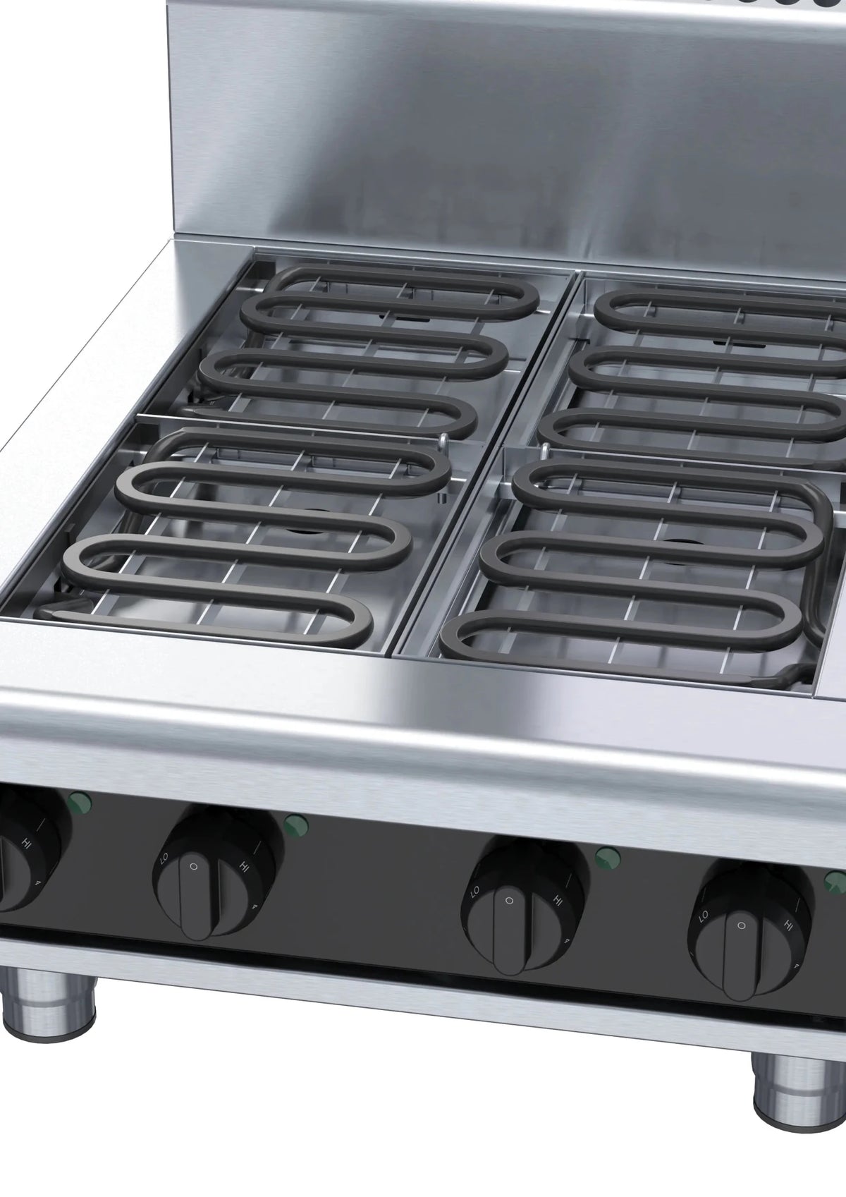 Waldorf Bold Rnb8400E B 600Mm Electric Cooktop Bench Model - Whisk Hospitality - RNB8400E-B