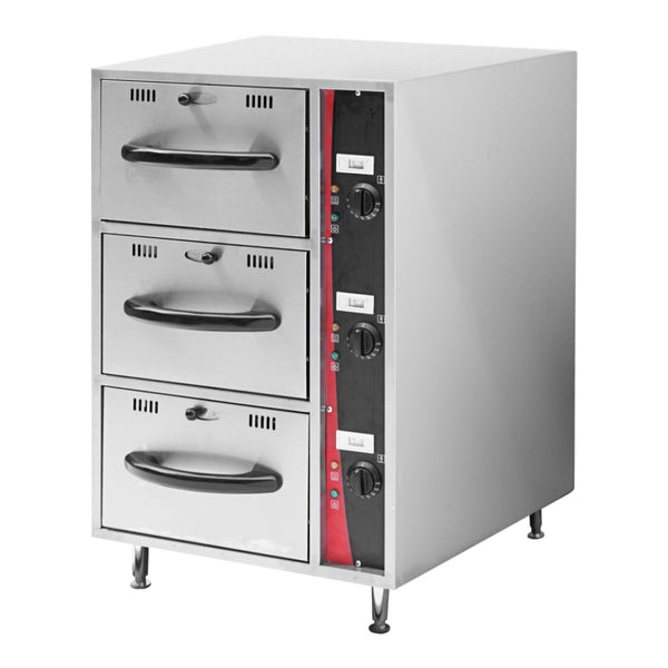 Benchstar 3 Drawers GN 1/1 Food Warming Drawer EDW-3GN - Whisk Hospitality - EDW-3GN