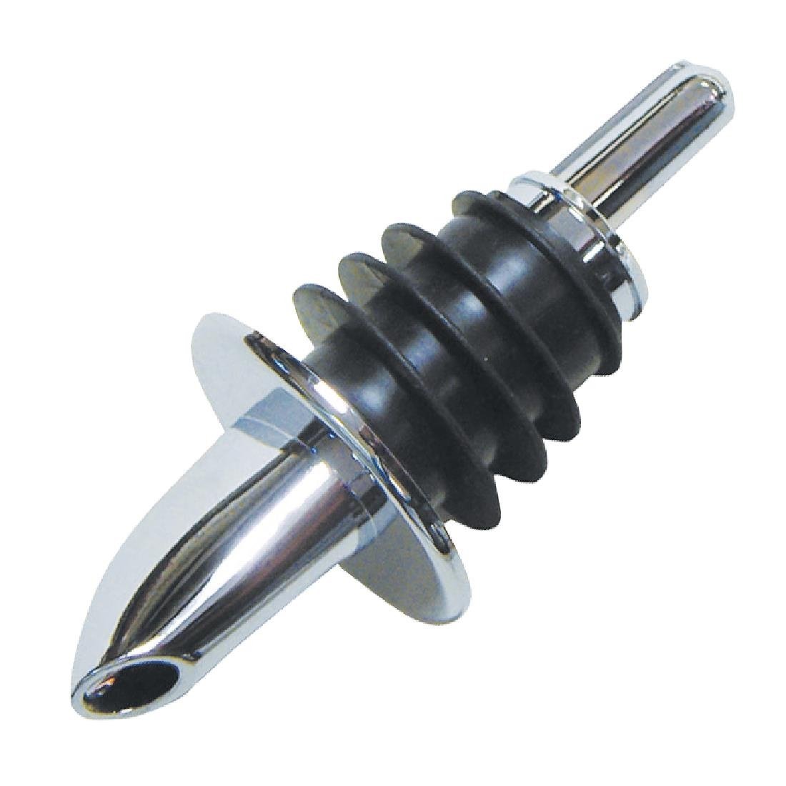 Short Plastic/Chrome Freeflow Pourer (Pack 10) DL225 - Whisk Hospitality - DL225