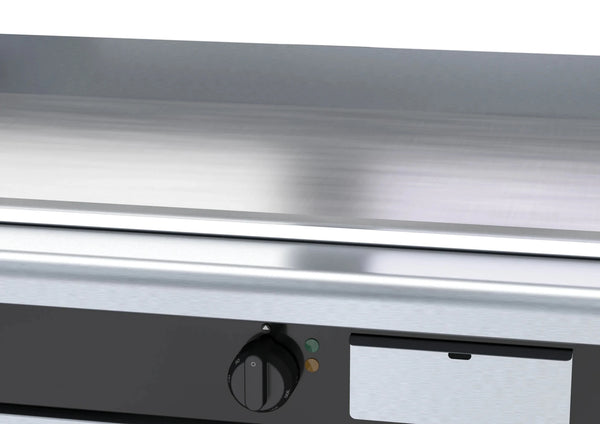 Waldorf Bold Gplb8120E B 1200Mm Electric Griddle Low Back Version Bench Model - Whisk Hospitality - GPLB8120E-B