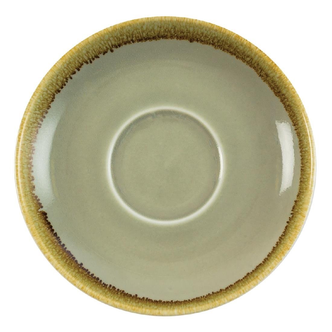 Olympia Kiln Moss Saucer (For GP480) - 160mm (Box 6) GP481 - Whisk Hospitality - GP481