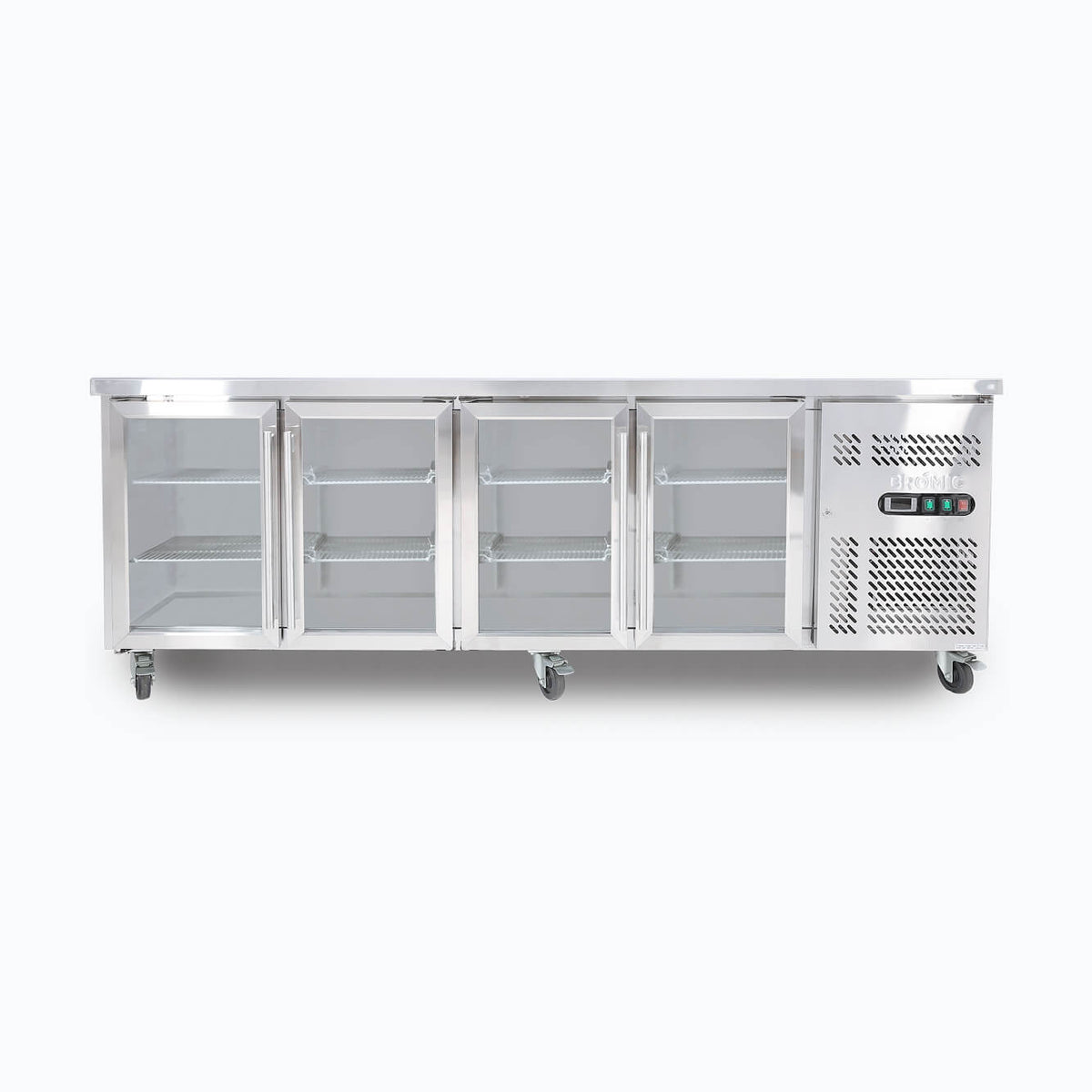 Bromic Under Bench Display Fridge - 553L - 4 Doors - Glass - Whisk Hospitality - UBC2230GD-NR