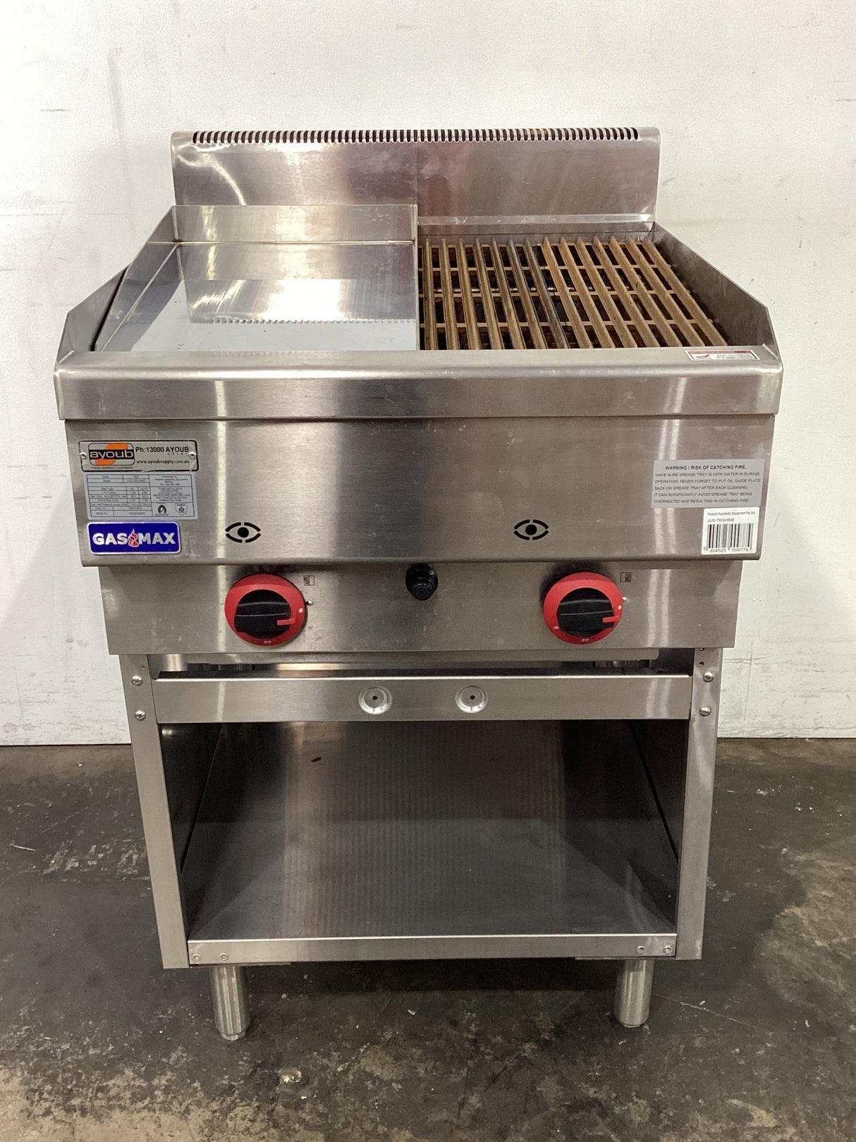Gasmax JUS - TRGH60 Griddle + Stand - Whisk Hospitality - 907932