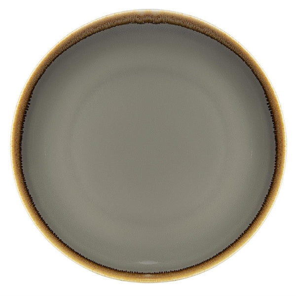 Olympia Kiln Smoke Round Coupe Plate 280mm 11" (Box 4) HC386 - Whisk Hospitality - HC386