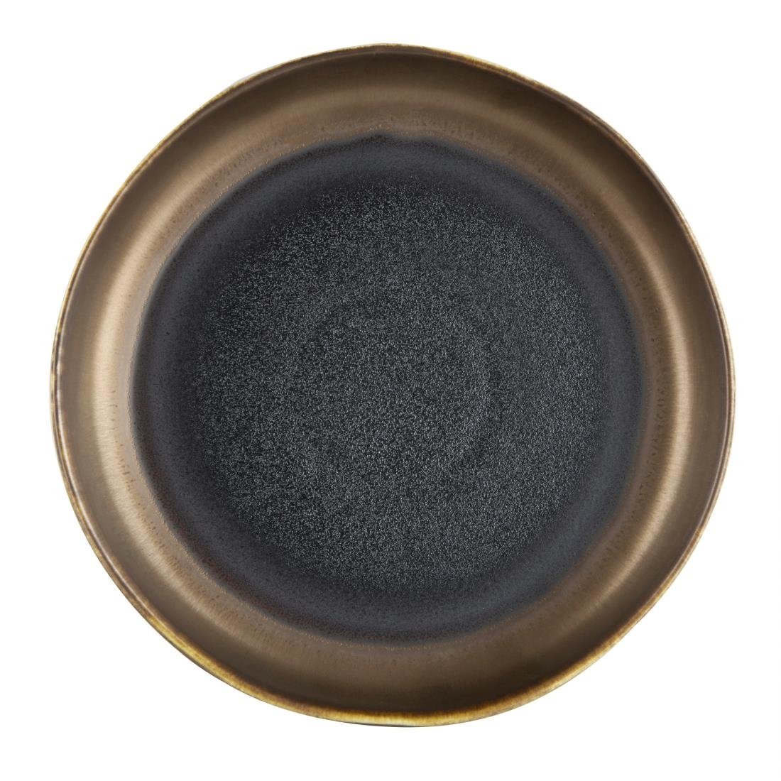 Olympia Ochre Flat Bowl - 210mm (Box 6) FC287 - Whisk Hospitality - FC287