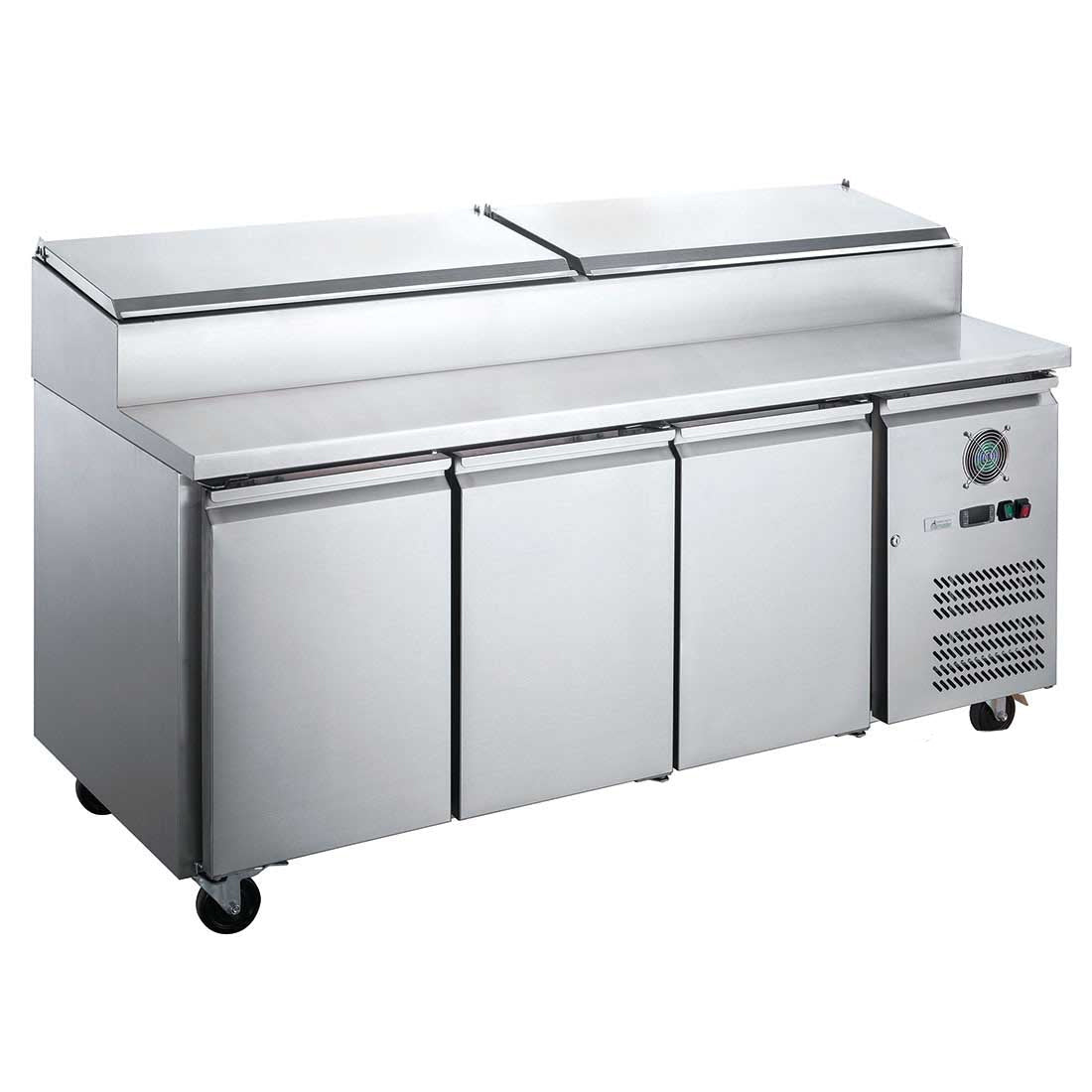 FED - X S/S Three Door Sandwich Counter - XSS8C20S3V - Whisk Hospitality - XSS8C20S3V