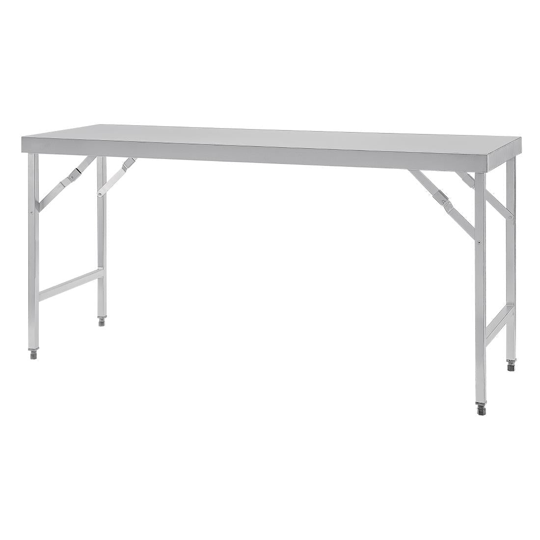 Vogue St/St Folding Table - 1800x600x900mm CB906 - Whisk Hospitality - CB906