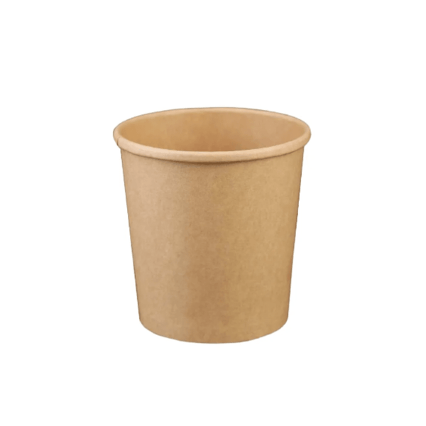 PakMax KRAFT 12oz Paper Deli Container DELI-96-12K - Whisk Hospitality - DELI-96-12K
