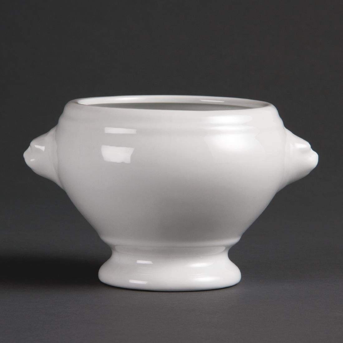 Olympia Whiteware Lion Head Soup Bowl - 10.5cm 4" (Box 6) W442 - Whisk Hospitality - W442