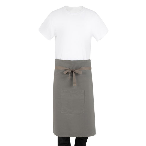 Southside Cotton Canvas Bistro Apron Khaki BA164 - Whisk Hospitality - BA164