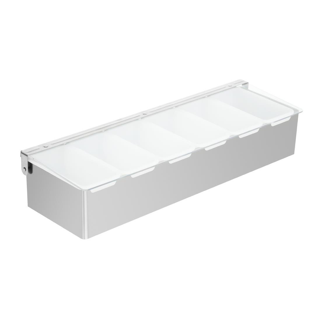 Olympia Condiment Box St/St 6x1 Pint K489 - Whisk Hospitality - K489