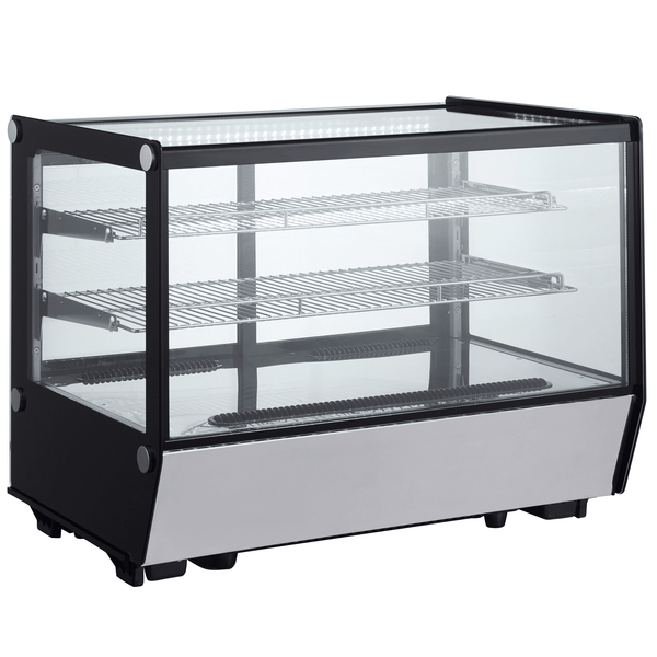 Verona 90R 160L Counter Top Refrigerated Display - Stainless Steel - Whisk Hospitality - 90R-SS