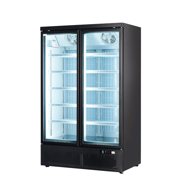 Thermaster Double Door Supermarket Freezer - LG-1000BGBMF - Whisk Hospitality - LG-1000BGBMF